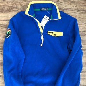 Polo Ralph Lauren Sportsmen Hoody Fleece Sz L $148
